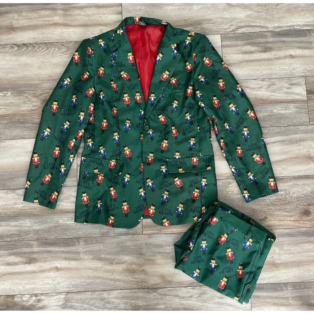 Christmas Holiday Suit Size Medium Nutcracker 